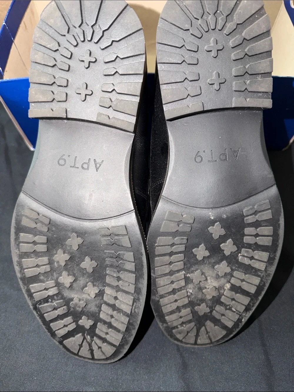 Apt. 9 Black Leather Bit Penny Loafers